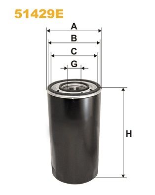 WIX FILTERS Eļļas filtrs 51429E